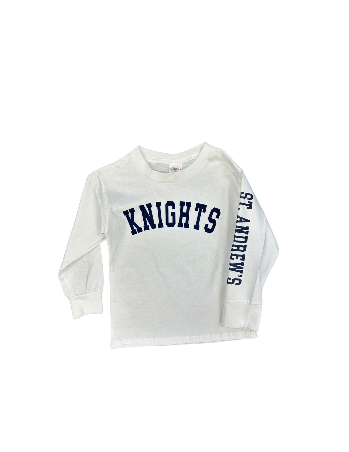 Long Sleeve White Knight T-Shirt